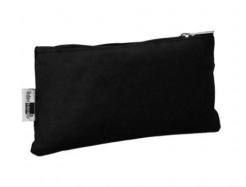 Bolso escolar portatodo Liderpapel estrecho negro 200x60 mm 75016, imagen 4 mini