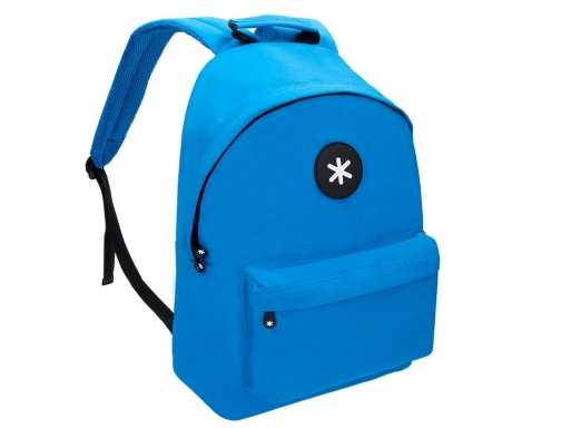 Cartera Antartik mochila con asa y bolsillos con cremallera color azul 310x160x410 TK26, imagen 5 mini