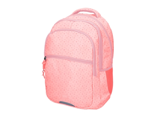 Cartera escolar Liderpapel moc hila multibolsillo diseo rosa 450x145x300 mm 169410, imagen 3 mini