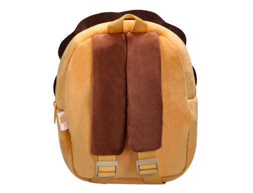 Cartera preescolar Liderpapel mochila infantil peluche leon 260x100x240 mm 169253, imagen 4 mini