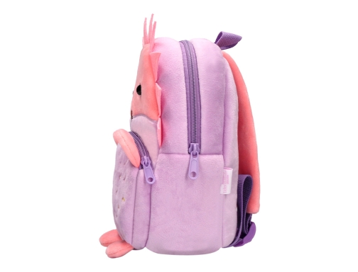 Cartera preescolar Liderpapel mochila infantil peluche erizo 260x100x240 mm 169255, imagen 5 mini