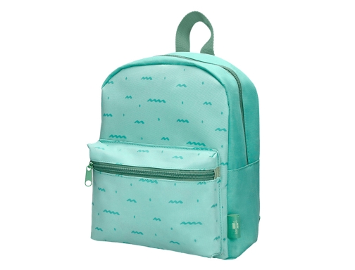 Cartera preescolar Liderpapel mochila infantil diseo verde 250x115x210 mm 169400, imagen 3 mini