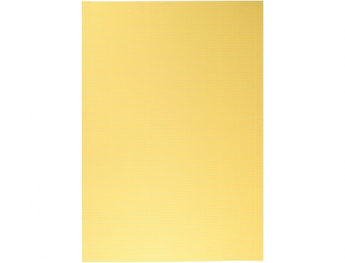 Carton ondulado Liderpapel 50 x 70cm 320g m2 amarillo 37641, imagen 2 mini