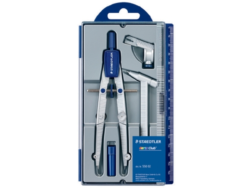 Compas Staedtler noris club micrometrico con alagardera 55002, imagen 2 mini