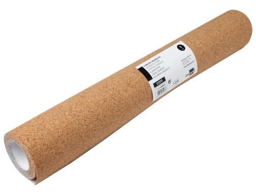 Corcho Liderpapel adhesivo ancho 45cm longitud 1m espesor 1mm en rollo 62907, imagen 2 mini