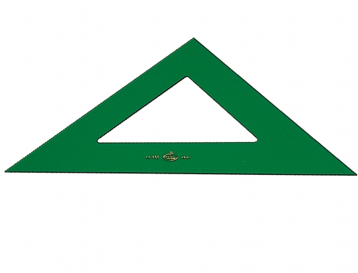 Escuadra faber-castell 16 cm plastico verde Faber-Castell 566-16, imagen 2 mini