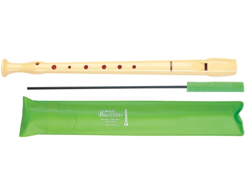 Flauta Hohner 9508 color marfil funda verde, imagen 2 mini