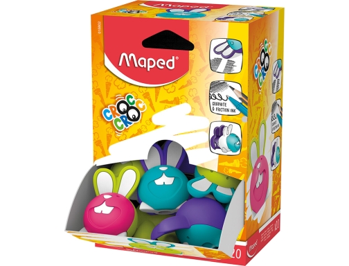 Goma de borrar Maped croc croc duo conejo colores surtidos 15802, imagen 2 mini