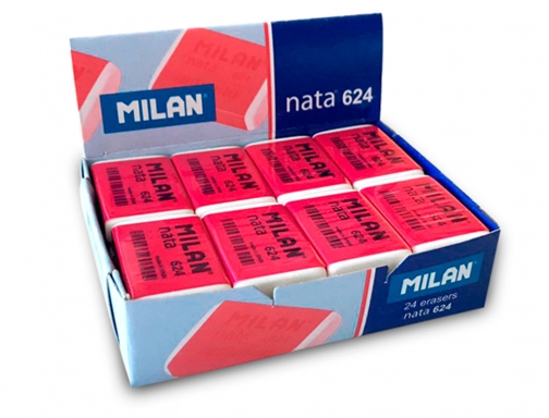 Goma de borrar Milan 624 unidad, imagen 3 mini