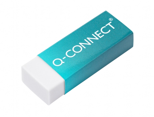 Goma de borrar Q-connect plastica escolar y oficina KF00236, imagen 2 mini