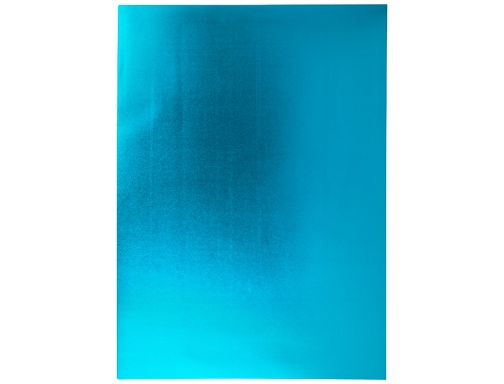 Goma eva Liderpapel 50x70 cm espesor 2 mm metalizada azul claro 79226, imagen 2 mini