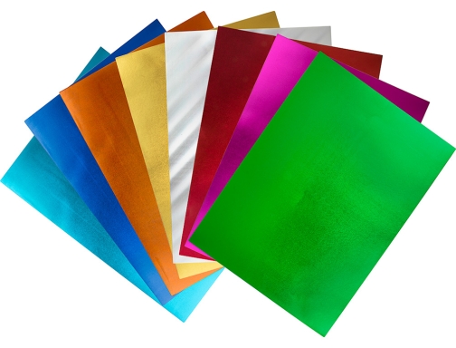 Goma eva Liderpapel 50x70 cm espesor 2 mm metalizada azul claro 79226, imagen 4 mini