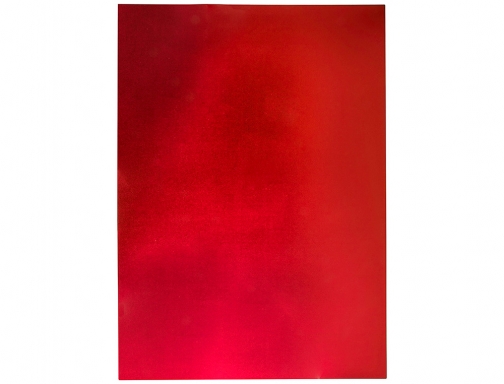 Goma eva Liderpapel 50x70 cm espesor 2 mm metalizada rojo 79230 , roja, imagen 2 mini