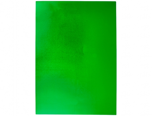 Goma eva Liderpapel 50x70 cm espesor 2 mm metalizada verde 79232, imagen 2 mini