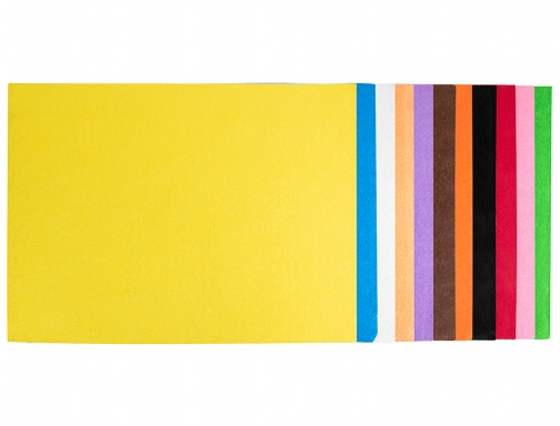 Goma eva Liderpapel 50x70cm 60g m2 espesor 2mm textura toalla naranja 75131, imagen 4 mini