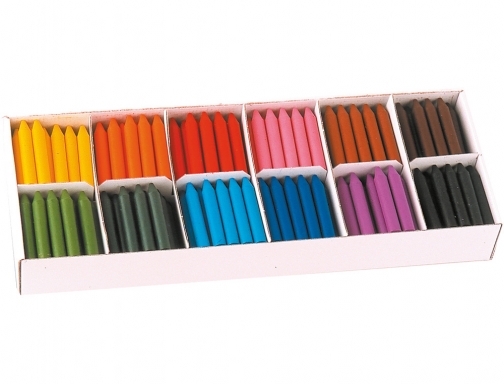 Lapices cera Jovi color caja con 300 unidades colores surtidos 989, imagen 2 mini