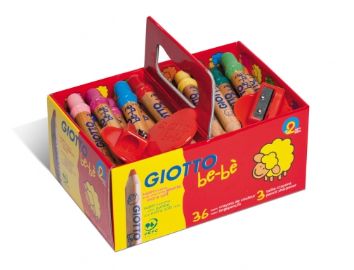 Lapices de colores Giotto bebe super schoolpack de 36 unidades + 3 F461300, imagen 2 mini