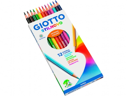 Lapices de colores Giotto colors 3.0 mina 3 mm caja de 12 F276600, imagen 4 mini