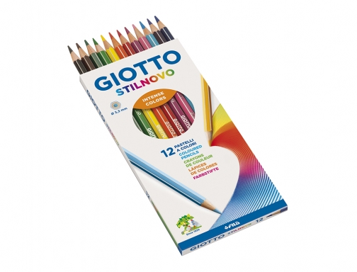 Lapices de colores Giotto stilnovo 12 colores unidad F256500, imagen 4 mini