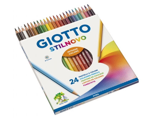 Lapices de colores Giotto stilnovo 24 colores unidad F256600, imagen 4 mini