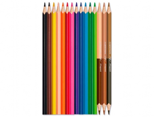 Lapices de colores Maped color peps world caja de 12 colores surtidos 832071, imagen 3 mini