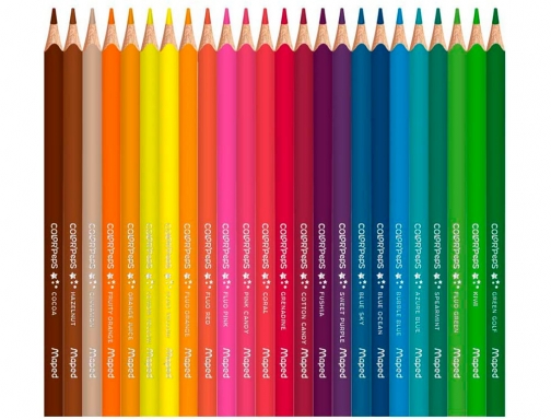 Lapices de colores Maped color peps star caja de 72 colores surtidos 832072, imagen 3 mini