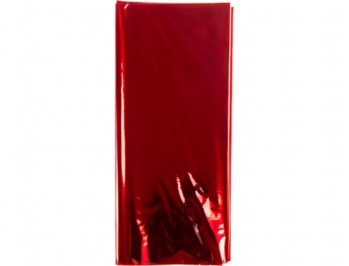 Papel celofan Liderpapel 50x70 cm 22g m2 bolsa de 5 hojas rojo 75024, imagen 3 mini