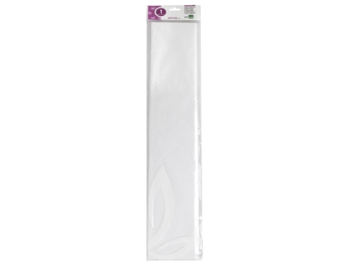 Papel crespon Liderpapel 50 cm x 2.5m 34g m2 blanco 24264, imagen 2 mini