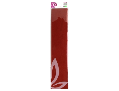 Papel crespon Liderpapel 50 cm x 2.5m 34g m2 rojo 24267, imagen 2 mini