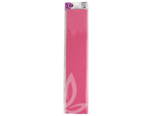 Papel crespon Liderpapel 50 cm x 2.5m 34g m2 rosa 24270, imagen 2 mini