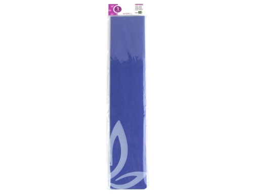 Papel crespon Liderpapel 50 cm x 2.5m 34g m2 azul marino 24275, imagen 2 mini