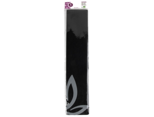 Papel crespon Liderpapel 50 cm x 2.5m 34g m2 negro 24280, imagen 2 mini