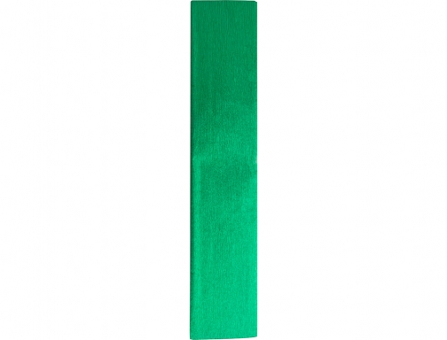 Papel crespon Liderpapel 50 cm x 2.5m metalizado verde 35748, imagen 3 mini