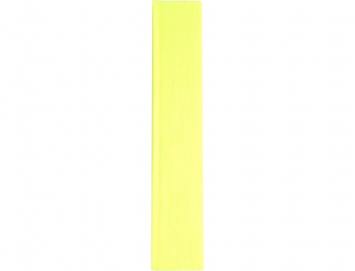 Papel crespon Liderpapel 50 cm x 2,5 m 34g m2 amarillo fluorescente 78483, imagen 3 mini