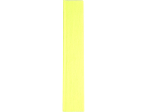 Papel crespon Liderpapel 50 cm x 2,5 m 34g m2 amarillo fluorescente 78483, imagen 3 mini