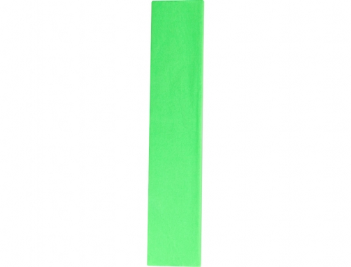 Papel crespon Liderpapel 50 cm x 2,5 m 34g m2 verde fluorescente 78484, imagen 3 mini