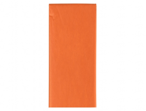 Papel seda Liderpapel 52x76cm 18g m2 bolsa de 5 hojas naranja 36075, imagen 3 mini