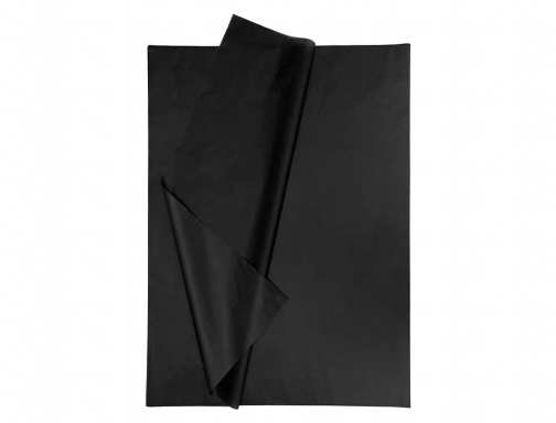 Papel seda Liderpapel 52x76cm 18g m2 bolsa de 5 hojas negro 36076, imagen 4 mini