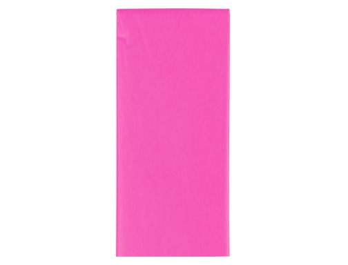 Papel seda Liderpapel 52x76cm 18g m2 bolsa de 5 hojas rosa fuerte 36080, imagen 3 mini