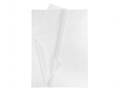 Papel seda Liderpapel 52x76cm 18g m2 bolsa de 5 hojas blanco 36082, imagen 4 mini