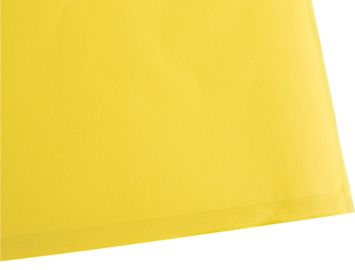 Papel seda Liderpapel amarillo 52x76 cm 18 gr paquete de 25 hojas 22238, imagen 4 mini