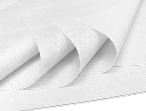 Papel seda Liderpapel blanco 52x76 cm 18 gr paquete de 25 hojas 37665, imagen 5 mini
