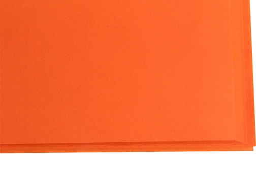 Papel seda Liderpapel naranja 52x76 cm 18 gr paquete de 25 hojas 22231, imagen 4 mini