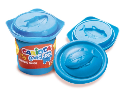 Pasta de modelar Carioca baby dough bote 75 g set de 3 43179, imagen 3 mini