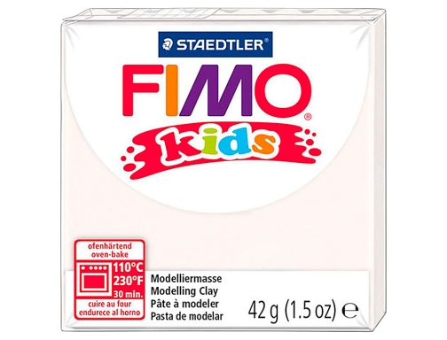 Pasta Staedtler fimo kids 42 gr color blanco 8030-0, imagen 2 mini