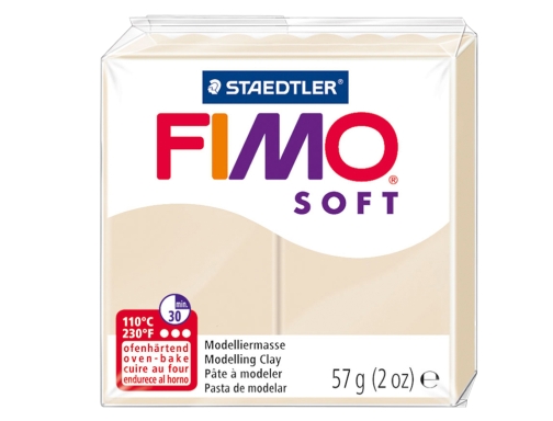 Pasta Staedtler fimo soft 57 gr color tierra 8020-70, imagen 2 mini