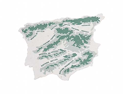 Plantilla Liderpapel mapa espaa plastico 22x18 cm bolsa de 3 unidades 04915, imagen 2 mini