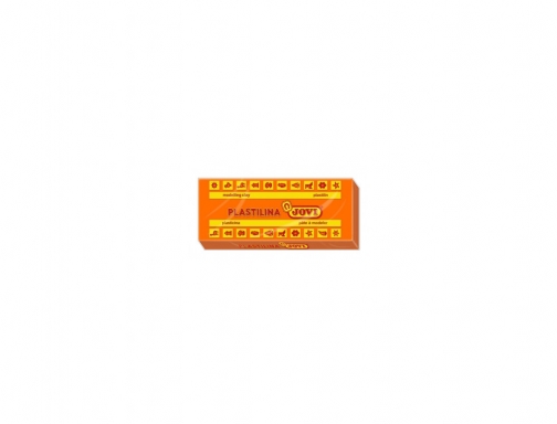 Plastilina Jovi 71 naranja unidad tamao mediano 71-04, imagen 2 mini