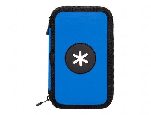 Plumier escolar Antartik doble color azul 28 piezas TK70, imagen 2 mini