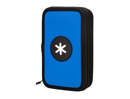 Plumier escolar Antartik doble color azul 28 piezas TK70, imagen 3 mini